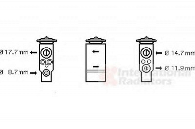VAN WEZEL 37001347 -  Расширительный клапан, кондиционер